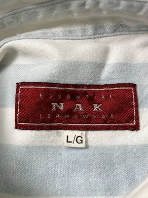 NAK/シャツ/ブラウス/トップス/スカイブルー/L/G