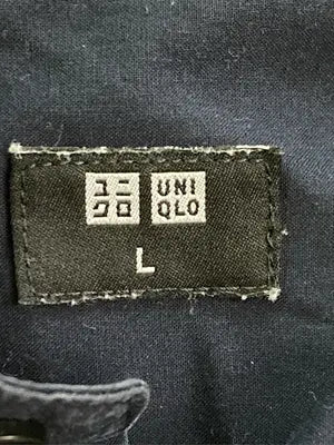 UNIQLO/ユニクロ/シャツ/ブラウス/トップス/ネイビー/L