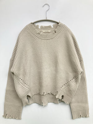 JEANASIS/ジーナシス/ニット/セーター/トップス/ベージュ/F