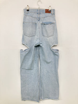 who's who chico/フーズフーチコ/デニムパンツ/パンツ/スカイブルー/S