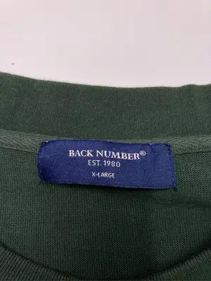 BACK NUMBER/バックナンバー/Tシャツ/カットソー/トップス/グリーン/XL