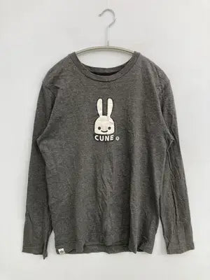 CUNE/キューン/Tシャツ/カットソー/トップス/グレー/S
