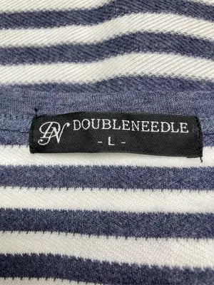 DOUBLENNEDLE/カーディガン/ボレロ/トップス/ネイビー/L