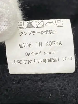 DAYDAY/デイデイ/スウェット/トップス/ブラック/L