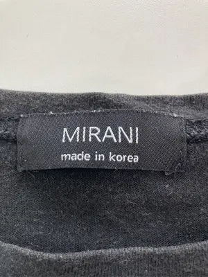 MIRANI/ミラニ/Tシャツ/カットソー/トップス/ブラック