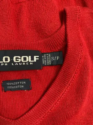 POLO GOLF/ポロゴルフ/ベスト/トップス/レッド/S