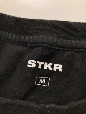 STKR/Tシャツ/カットソー/トップス/ブラック/M