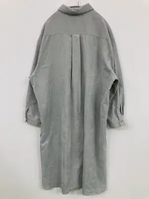 continuer de NICE CLAUP/コンティニューデナイスクラップ/シャツワンピース/ワンピース/ドレス/グレー