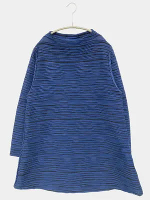 mire-ru/Tシャツ/カットソー/トップス/ブルー/M-L