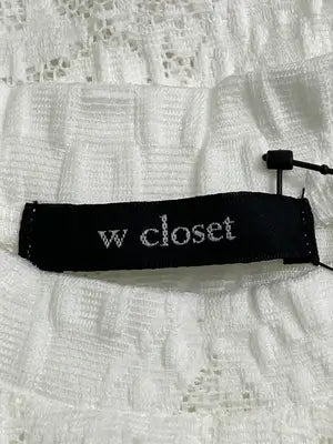w closet/ダブルクローゼット/Tシャツ/カットソー/トップス/ホワイト/F