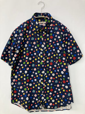 ciao. indenture/シャツ/ブラウス/トップス/ネイビー/M