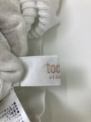 tocco closet/ニット/セーター/トップス/ホワイト/M