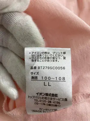 Tシャツ/カットソー/トップス/ピンク/LL  胸囲100～108
