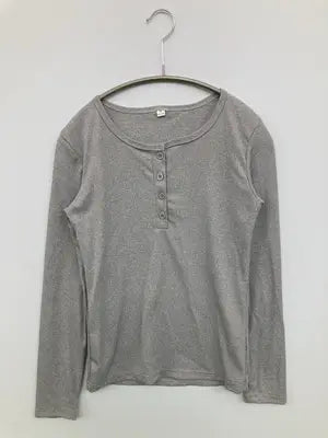 Tシャツ/カットソー/トップス/グレー/M