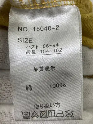 Natural store/Tシャツ/カットソー/トップス/イエロー/L