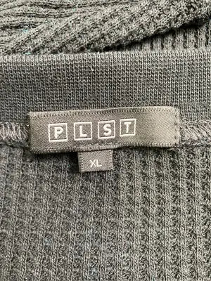 PLST/プラステ/Tシャツ/カットソー/トップス/ブラック/XL