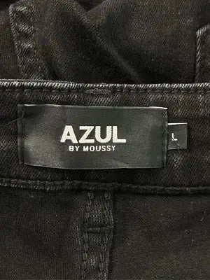AZUL by MOUSSY/アズールバイマウジー/デニムパンツ/パンツ/ブラック/L