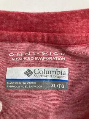 Columbia/コロンビア/Tシャツ/カットソー/トップス/レッド/XL