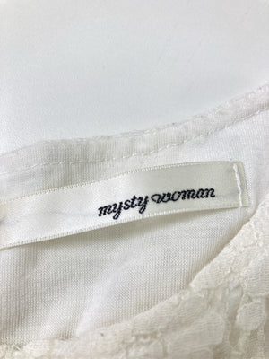 mystywoman/ミスティウーマン/シャツ/ブラウス/トップス/ホワイト/F