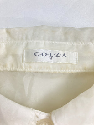 COLZA/コルザ/シャツワンピース/ワンピース/ドレス/アイボリー/M