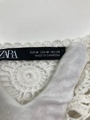 ZARA/ザラ/シャツ/ブラウス/トップス/ホワイト/EUR M/USA M/MEX 28