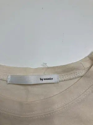 by muni:r/バイムニール/Tシャツ/カットソー/トップス/ホワイト/F