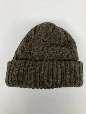 by lalian yarm/ニットキャップ/ビーニー/帽子/カーキ/FREE SIZE(57-59cm)