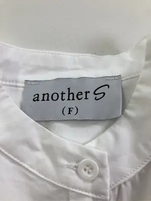 another s/シャツ/ブラウス/トップス/ホワイト/F