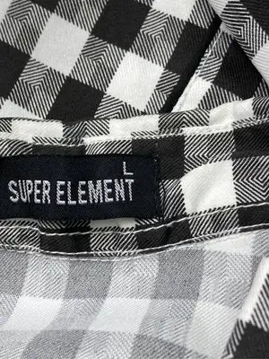 SUPER ELEMENT/シャツ/ブラウス/トップス/ブラック/L