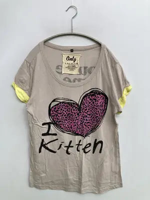 LALACUB/ララキューブ/Tシャツ/カットソー/トップス/ベージュ/M