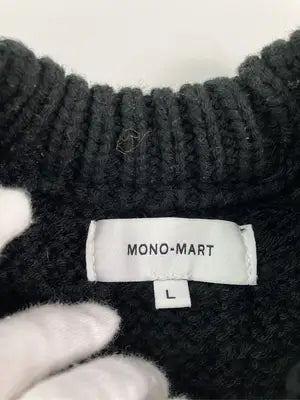 MONO-MART/モノマート/ニット/セーター/トップス/ブラック/L