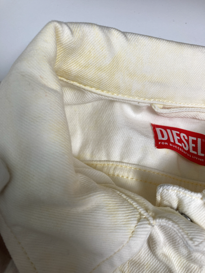 DIESEL/ディーゼル/デニムジャケット/ジャケット/アウター/アイボリー/S