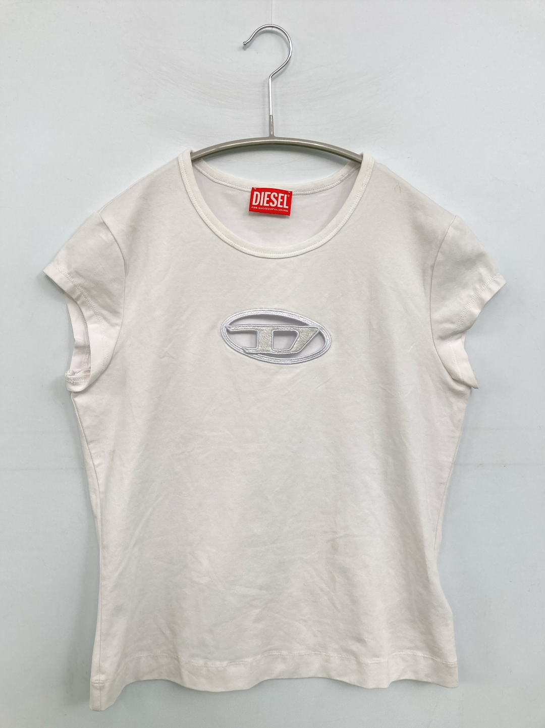 DIESEL/ディーゼル/Tシャツ/カットソー/トップス/ホワイト/M