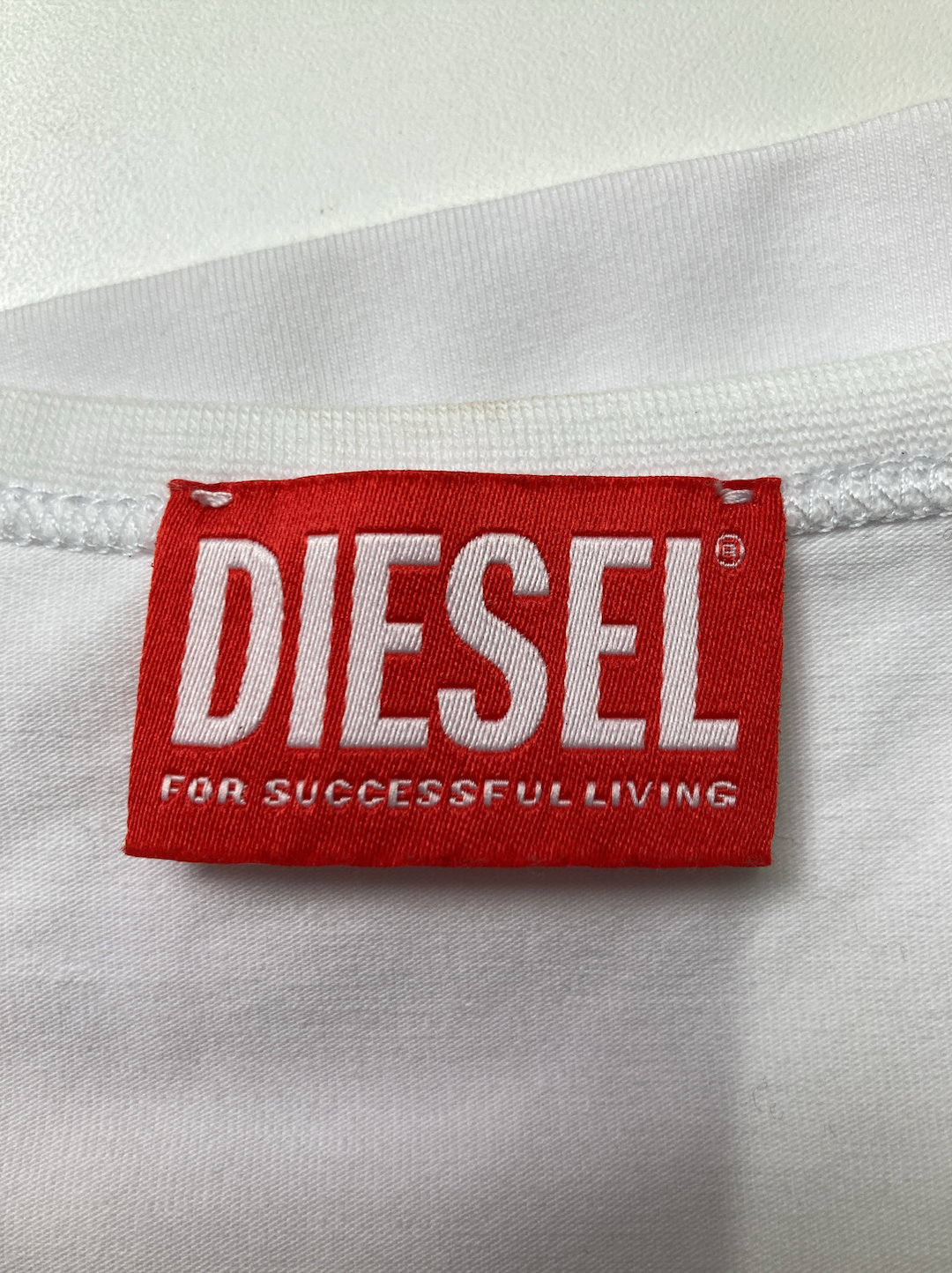DIESEL/ディーゼル/Tシャツ/カットソー/トップス/ホワイト/M