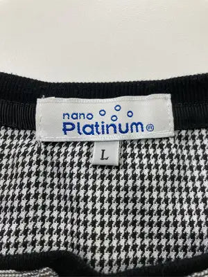 nano Platinum/Tシャツ/カットソー/トップス/ブラック/L