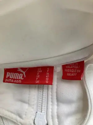 PUMA/プーマ/ジャージ/トラックジャケット/トップス/ホワイト/US S