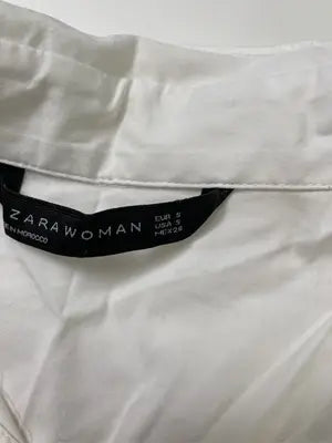 ZARA WOMAN/ザラウーマン/シャツ/ブラウス/トップス/ホワイト/EUR S