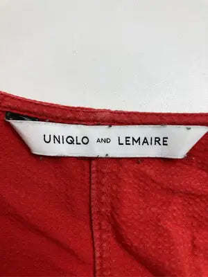 UNIQLO AND LEMAIRE/ワンピース/ワンピース/ドレス/レッド/M