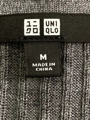 UNIQLO/ユニクロ/ニット/セーター/トップス/グレー/M