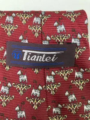 Tianlei/ネクタイ/ファッション雑貨/レッド