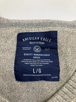 AMERICAN EAGLE/アメリカンイーグル/ニット/セーター/トップス/ベージュ/L