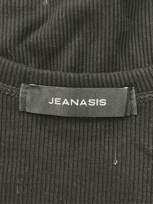 JEANASIS/ジーナシス/Tシャツ/カットソー/トップス/ブラック/F