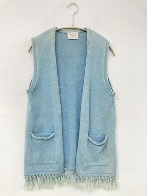 EDIFICE/エディフィス/ベスト/トップス/スカイブルー/46