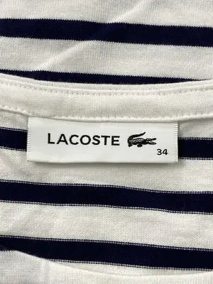 LACOSTE/ラコステ/Tシャツ/カットソー/トップス/ブラック/34