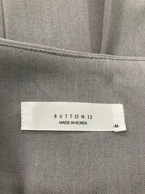 BUTTON 12/ショート/ミニスカート/スカート/グレー/M