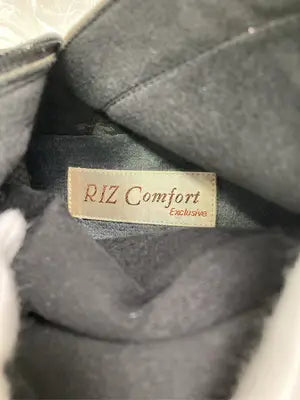 RIZ Comfort/ブーツ/シューズ/ブラック/22.5