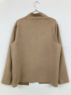 ZARA/ザラ/ノーカラージャケット/ジャケット/アウター/ベージュ/EUR M/USA M/MEX 40
