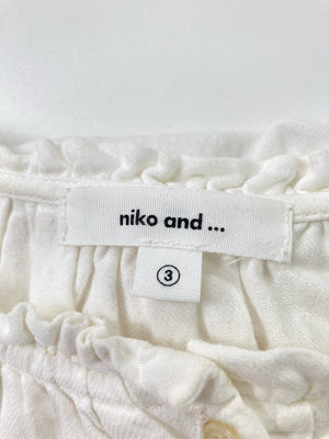 niko and .../ニコアンド/シャツ/ブラウス/トップス/ホワイト/3