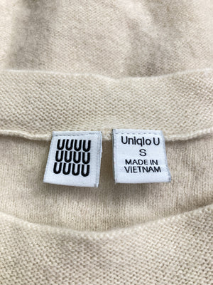 UNIQLO/ユニクロ/ニット/セーター/トップス/ベージュ/S