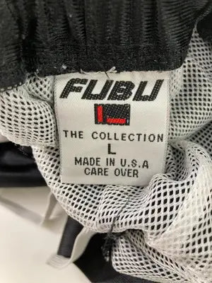 FUBU/ジャージ/トラックパンツ/パンツ/ブラック/L